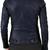 Women navy lambskin leather cafe racer biker jacket