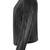 Women's black genuine leather caual jacket