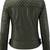 Women's olive biker genuine leather jacket