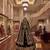 DESIGNER BRIDAL WEDDING WEAR BLACK VELVET SALWAR SUIT LEHENGA COLLECTION FULL STITCHED SIZE