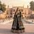 DESIGNER BRIDAL WEDDING WEAR BLACK VELVET SALWAR SUIT LEHENGA COLLECTION FULL STITCHED SIZE