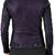 Women's deep purple lambskin leather biker jacket slim fit