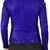 Women's lambskin royal blue leather cafe racer jacket