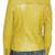Women's mustard yellow lambskin leather slim fit jacket