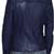 Women's dark navy lambskin leather quilted moto bikerjacket