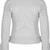 Women's white genuine leather biker jacket silver zippers