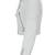 Women's white lambskin cropped biker leather jacket
