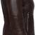 Women's dark brown cafe racer genuine leather jacket