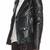 Women's black lambskin classic biker leather jacket