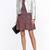 Women's silver metallic leather genuine biker jacket