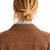 Women's brown genuine soft suede casual blazer jacket