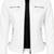 Women's white cafe racer biker lambskin leather jacket
