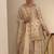 Off White Color  Embroidery And Sequence Work  Silk Blend Salwar Suit