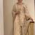 Off White Color  Embroidery And Sequence Work  Silk Blend Salwar Suit