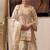 Off White Color  Embroidery And Sequence Work  Silk Blend Salwar Suit