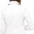 Women's white asymmetric lambskin leather biker jacket