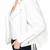 Women's white fringe style lambskin leather jacket