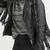 Women's real lambskin black fringe biker leather jacket