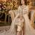 WHITE CHIFFON SALWAR SUIT COLLECTION SEMI STTICHED MATERIAL