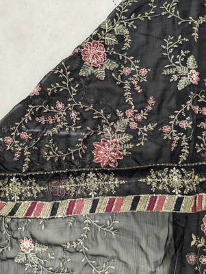 BLACK CHIFFON SALWAR SUIT COLLECTION SEMI STTICHED MATERIAL 6