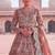 TWILL NET PEACH ANARKALI SALWAR SUIT COLLECTION SEMI STTICHED MATERIAL