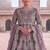 TWILL NET PURPLE ANARKALI SALWAR SUIT COLLECTION SEMI STTICHED MATERIAL