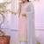 Pink Color Embroidery Sequence Work Faux Georgette Salwar Suit