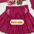 Women's pink anarkali kurta palazzo set with dupatta