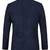 Men's navy soft genuine suede leather safari blazer jacket