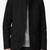 Men's black suede leather lambskin collar blazer coat