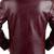 Men's burgundy lambskin leather blazer sport coat