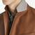 Men's tan real lambskin leather suit blazer classic fit coat