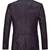 Men's black double breasted real genuine leather blazer coat