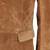 Men's brown soft genuine suede leather two button blazer
