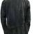 Men's black soft suede suede leather classic blazer coat