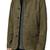 Men's olive green soft suede genuine leather casual jacket