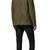 Men's olive green soft suede genuine leather casual jacket