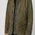 Men's olive green soft suede genuine leather casual jacket