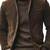 Men's brown lambskin suede leather blazer smart casual coat
