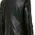 Men's black genuine leather blazer sport coat jacket