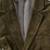 Men's olive soft genuine suede lambskin leather blazer sport coats