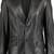 Men's lambskin black genuine leather blazer sport coat