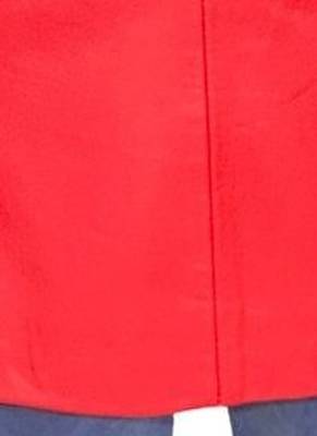 Men's red real genuine lambskin leather blazer formal sport coat 2