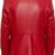 Men's red genuine leather two button lambskin blazer jacket
