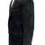 Men's black suede genuine leather two button blazer jacket