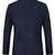 Men's navy blue suede lambskin leather safari blazer jacket