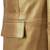 Men's gold genuine leather blazer sport coat