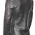 Men's black genuine leather two button blazer jacket
