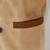 Men's beige suede leather double breasted blazer coat