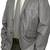 Men's gray lambskin leather business blazer sport coat